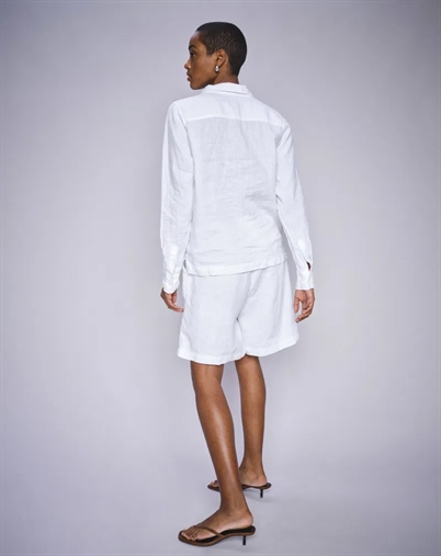 Enna Linen Pocket Bluse - Mos Mosh